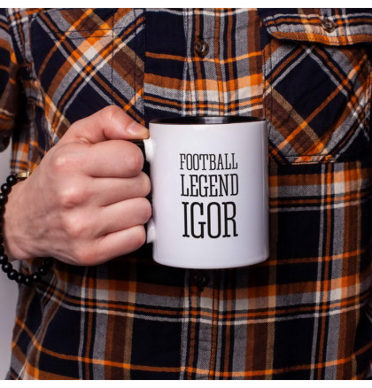 Кружка "Football legend" персонализированная, фото 3, цена 220 грн